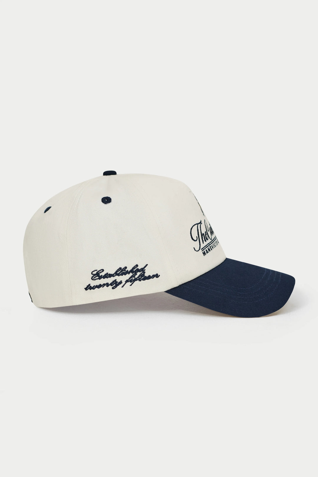 LAUREL EMBROIDERY CAP NAVY