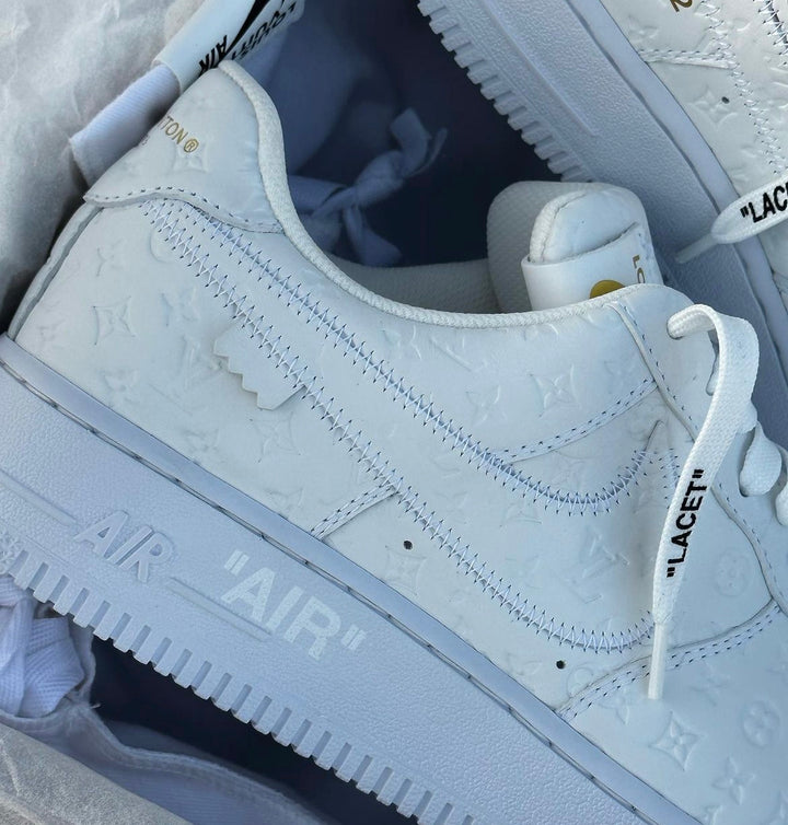 Louis Vuitton Nike Air Force 1 Low By Virgil Abloh White