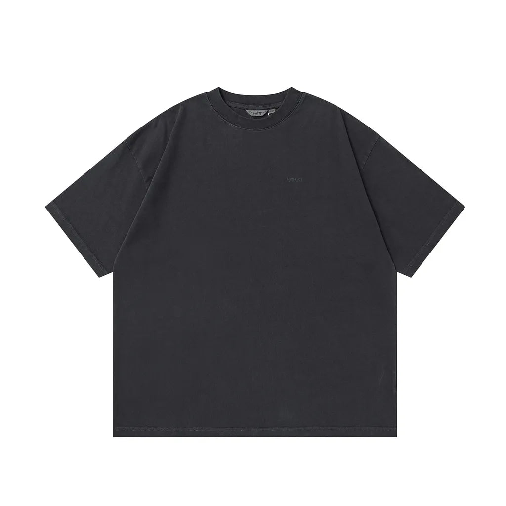 UNBANT LOGO VINTAGE TEE CARBON BLACK