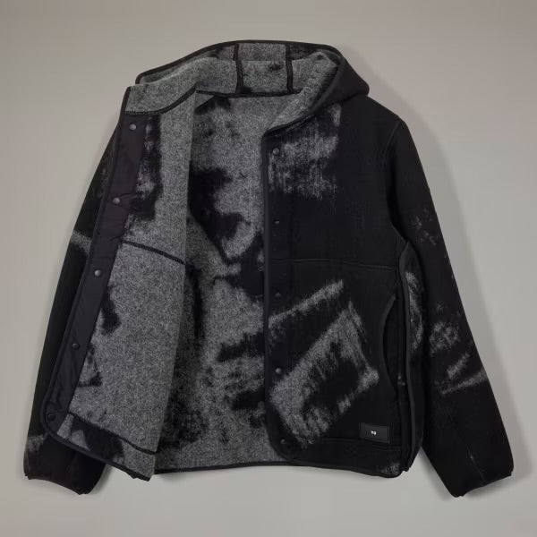 Y-3 FUZZY FLEECE JACKET