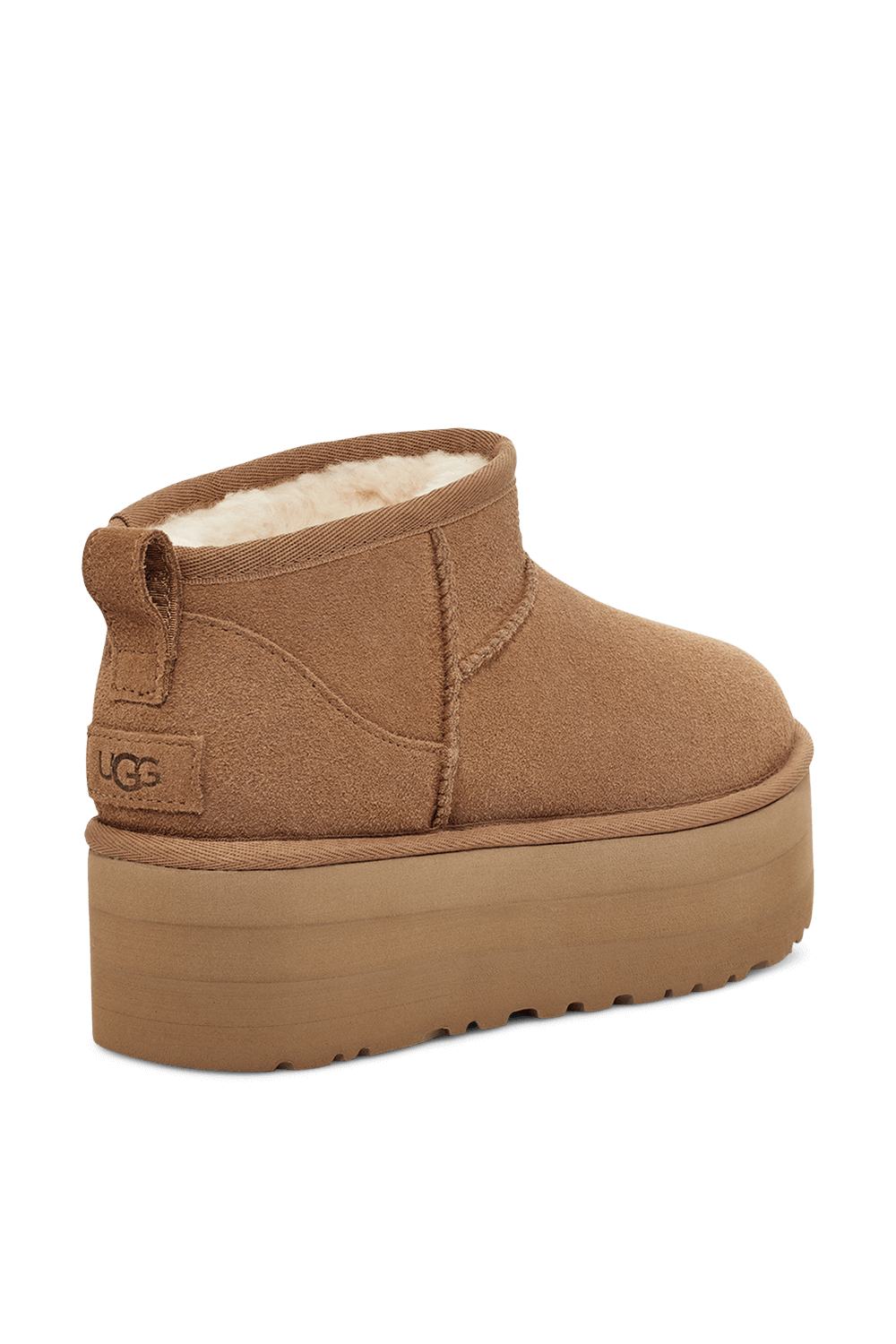 UGG CLASSIC ULTRA MINI PLATFORM CHESTNUT מגפי נשים פלטפורם