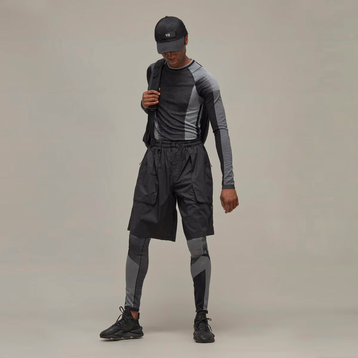 Y-3 ENGINEERED KNIT LONG SLEEVE BASELAYER TEE