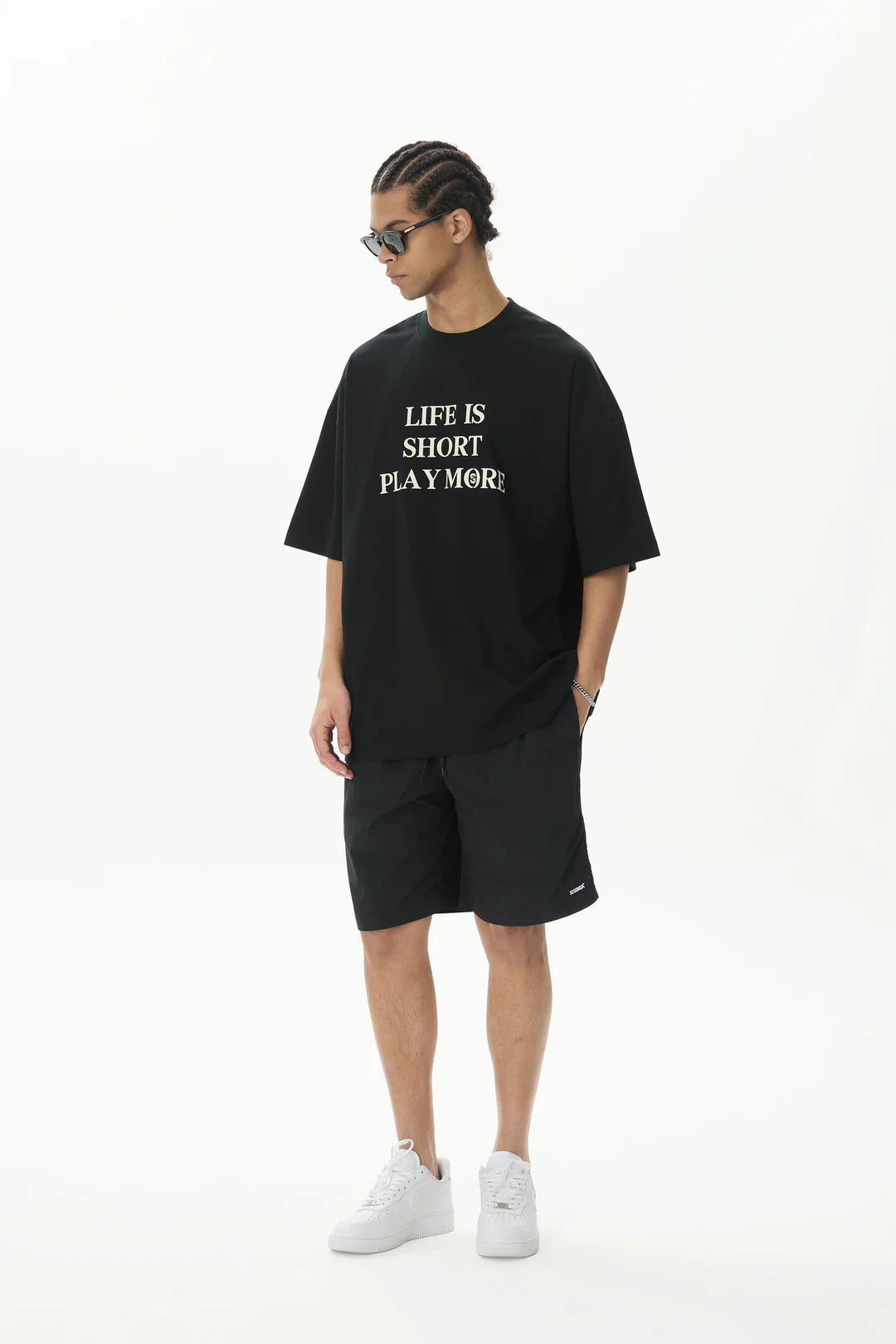 SEGUNDA "LIFE IS GOOD" TEE BLACK