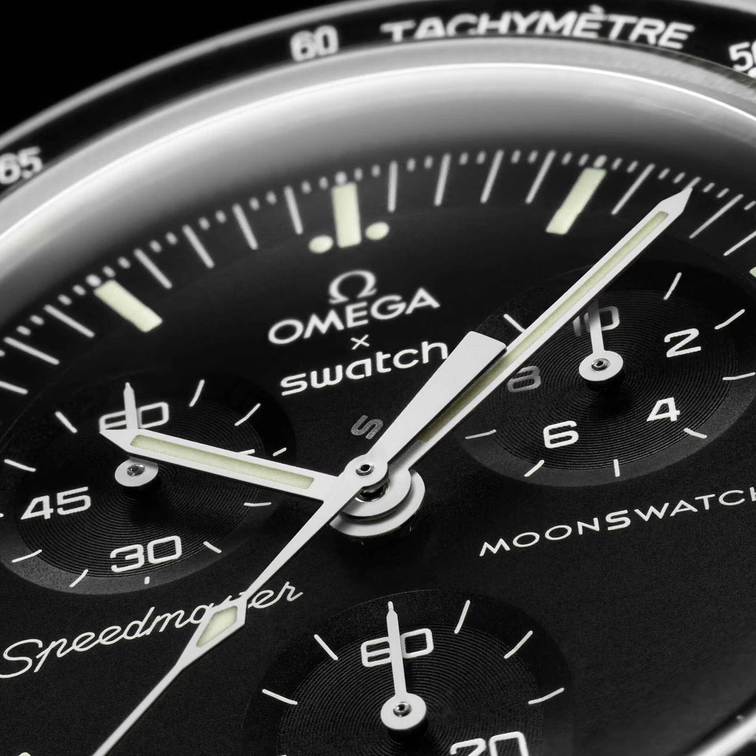 OMEGA X SWATCH MISSION TO THE MOON SO33M100 שעון אומגה בשיתוף פעולה עם סווטש