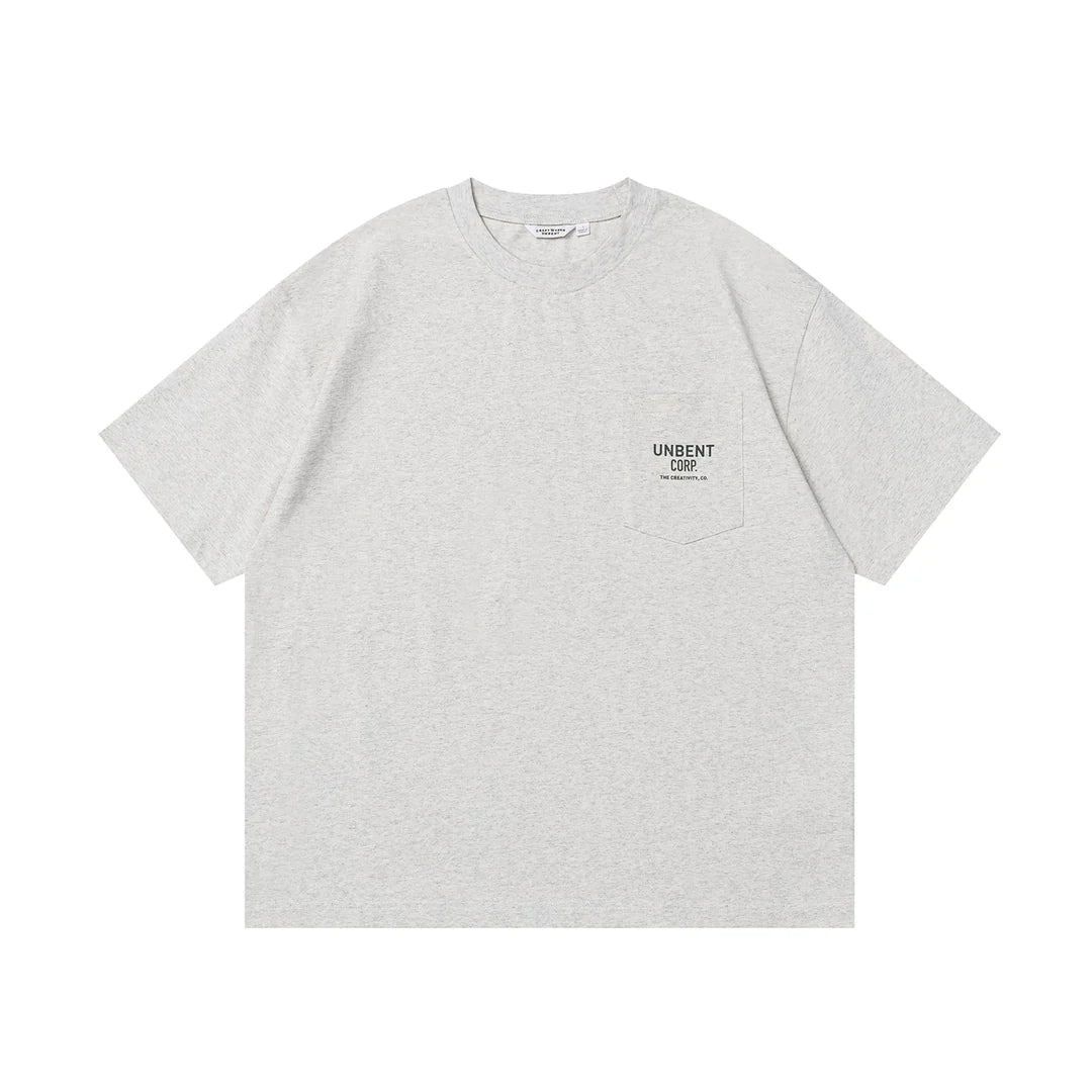 CRACKLE DISTRESSED PRINT TEE IVORY