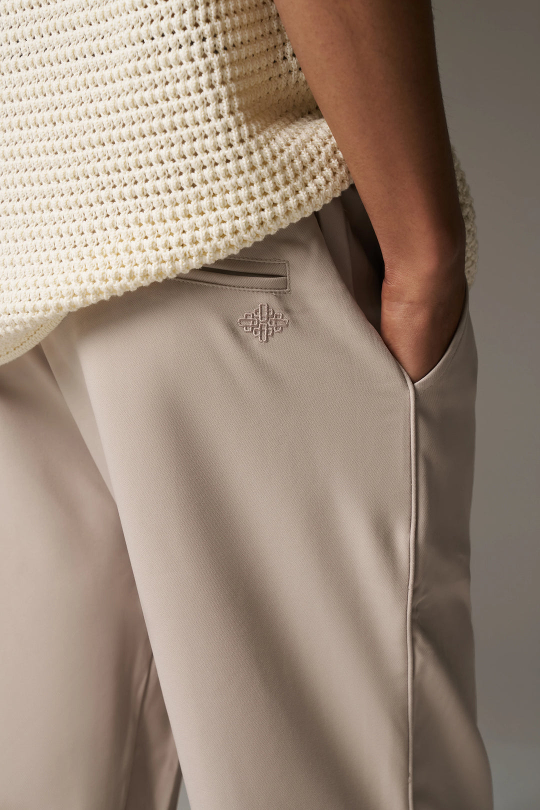 TWILL RIVET DETAIL CARPENTER PANT BLACK