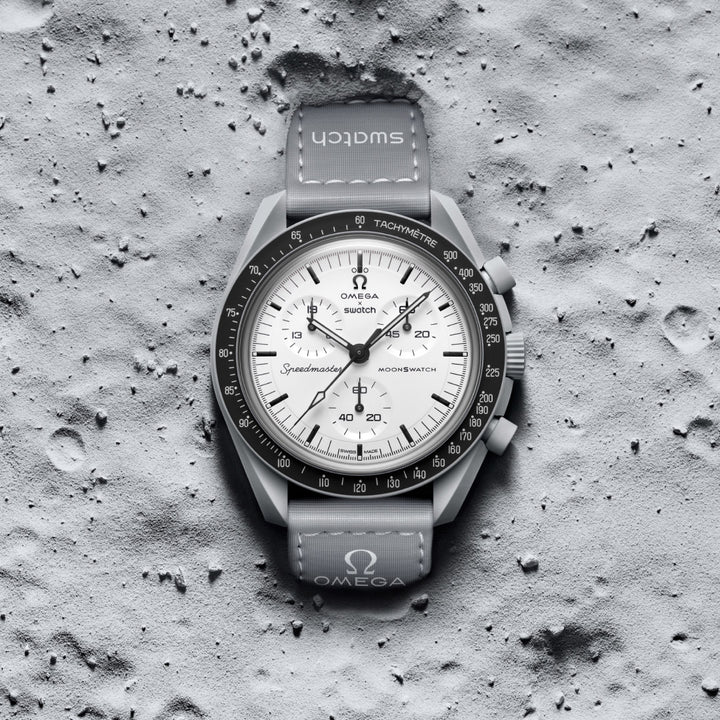 Swatch x Omega Bioceramic Moonswatch 1965 SO33M106 שעון אומגה בשיתוף פעולה עם סווטש
