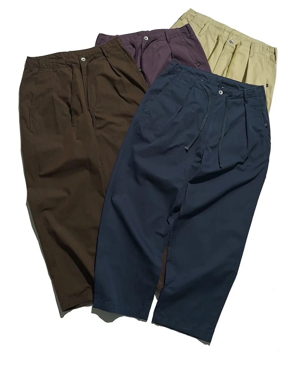 MIDUPDATE WIDE CHINO PANTS PLUM