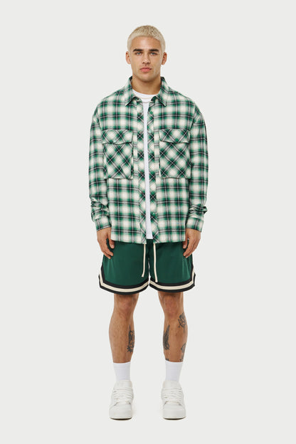 COPYRIGHT CHECK RELAXED SHIRT
