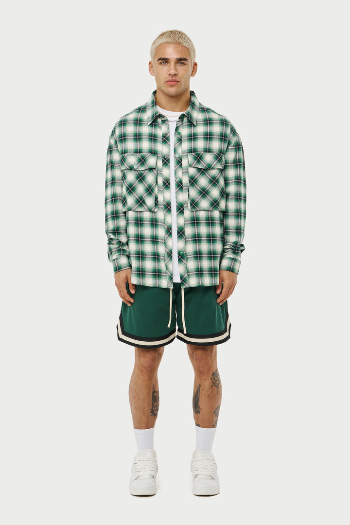 COPYRIGHT CHECK RELAXED SHIRT