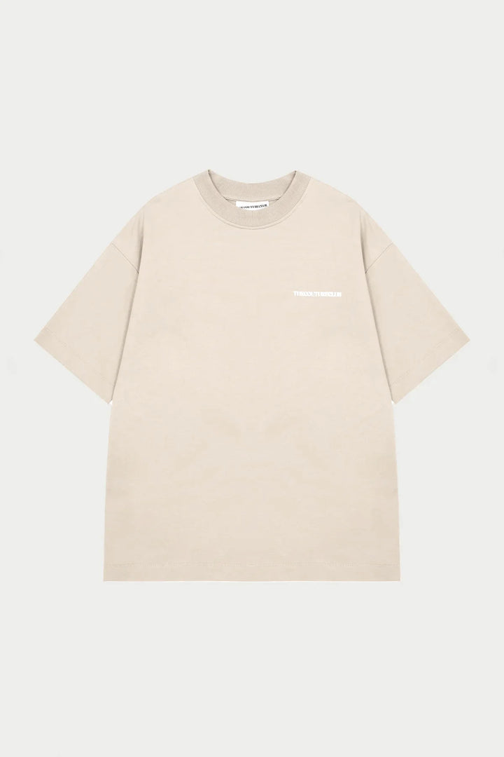 HEAVYWEIGHT COPYRIGHT T-SHIRT BEIGE