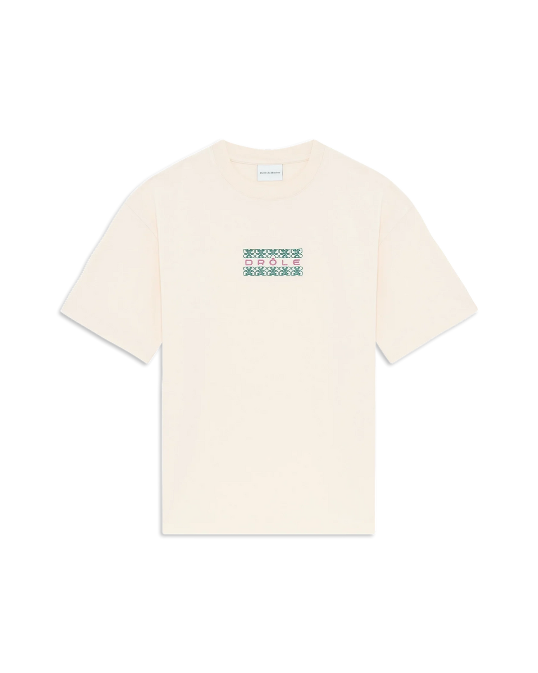 DRÔLE DE MONSIEUR T-SHIRT DRÔLE ORNEMENTS BEIGE