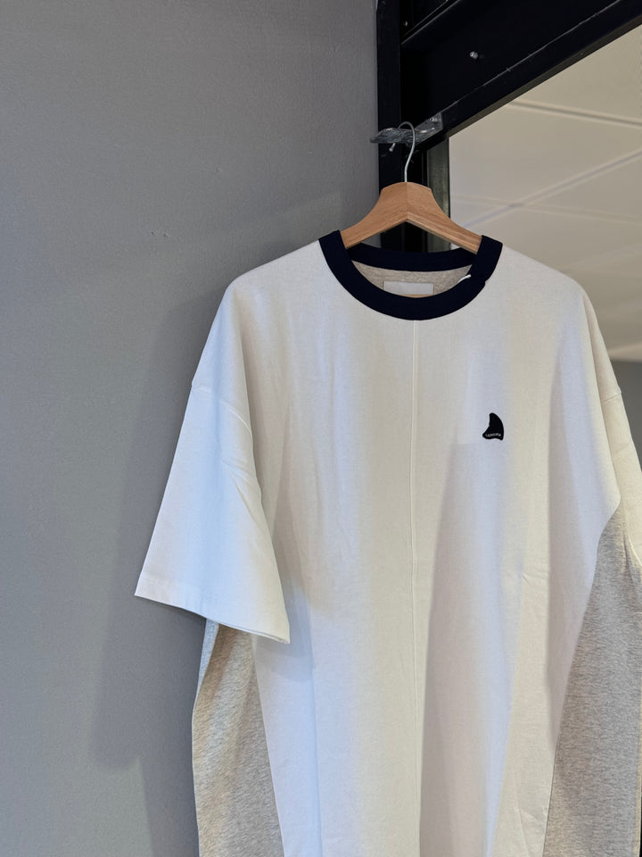 LAPRIMA LIMITED TEE WHITE & GREY