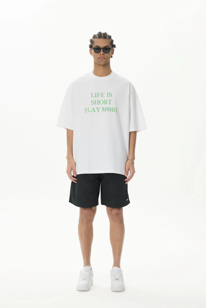 SEGUNDA "LIFE IS GOOD" TEE WHITE