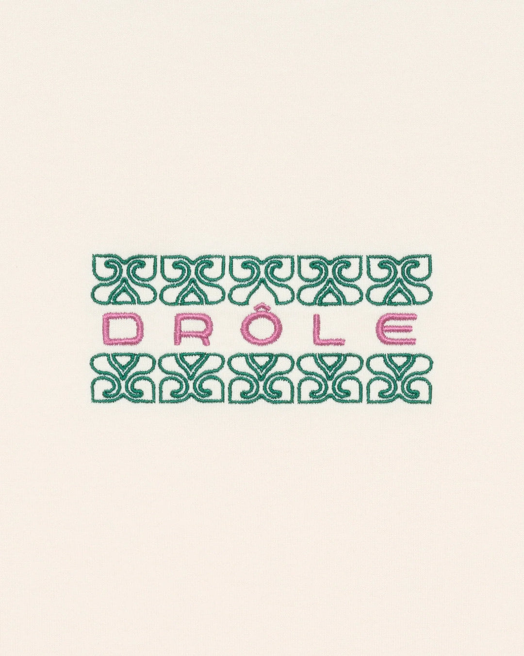 DRÔLE DE MONSIEUR T-SHIRT DRÔLE ORNEMENTS BEIGE