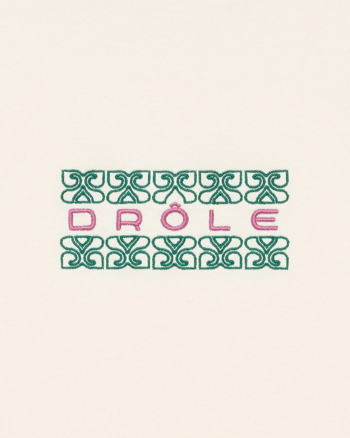 DRÔLE DE MONSIEUR T-SHIRT DRÔLE ORNEMENTS BEIGE