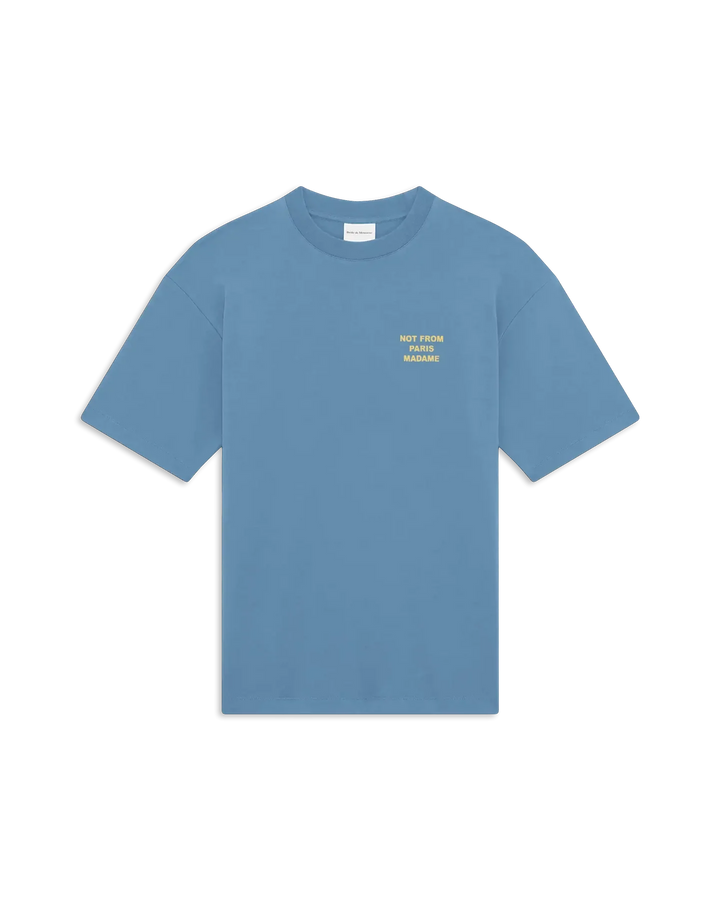 DRÔLE DE MONSIEUR T-SHIRT SLOGAN BLUE
