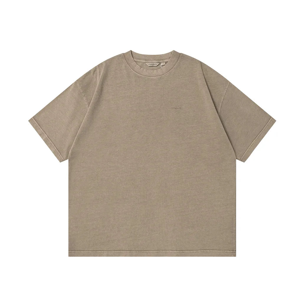 UNBANT LOGO VINTAGE TEE CARBON KHAKI