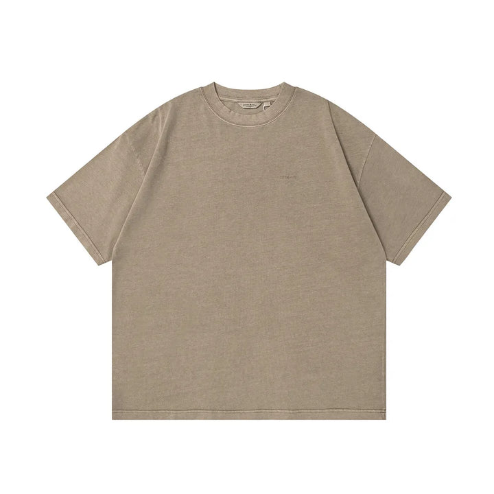 UNBANT LOGO VINTAGE TEE CARBON KHAKI
