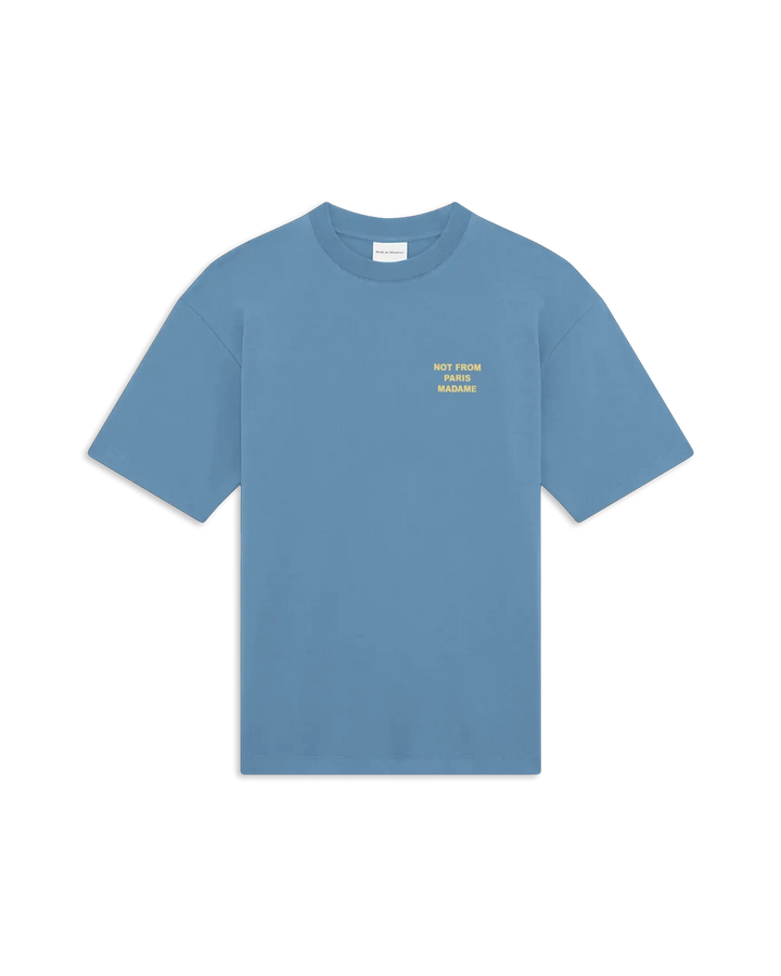 DRÔLE DE MONSIEUR T-SHIRT SLOGAN BLUE