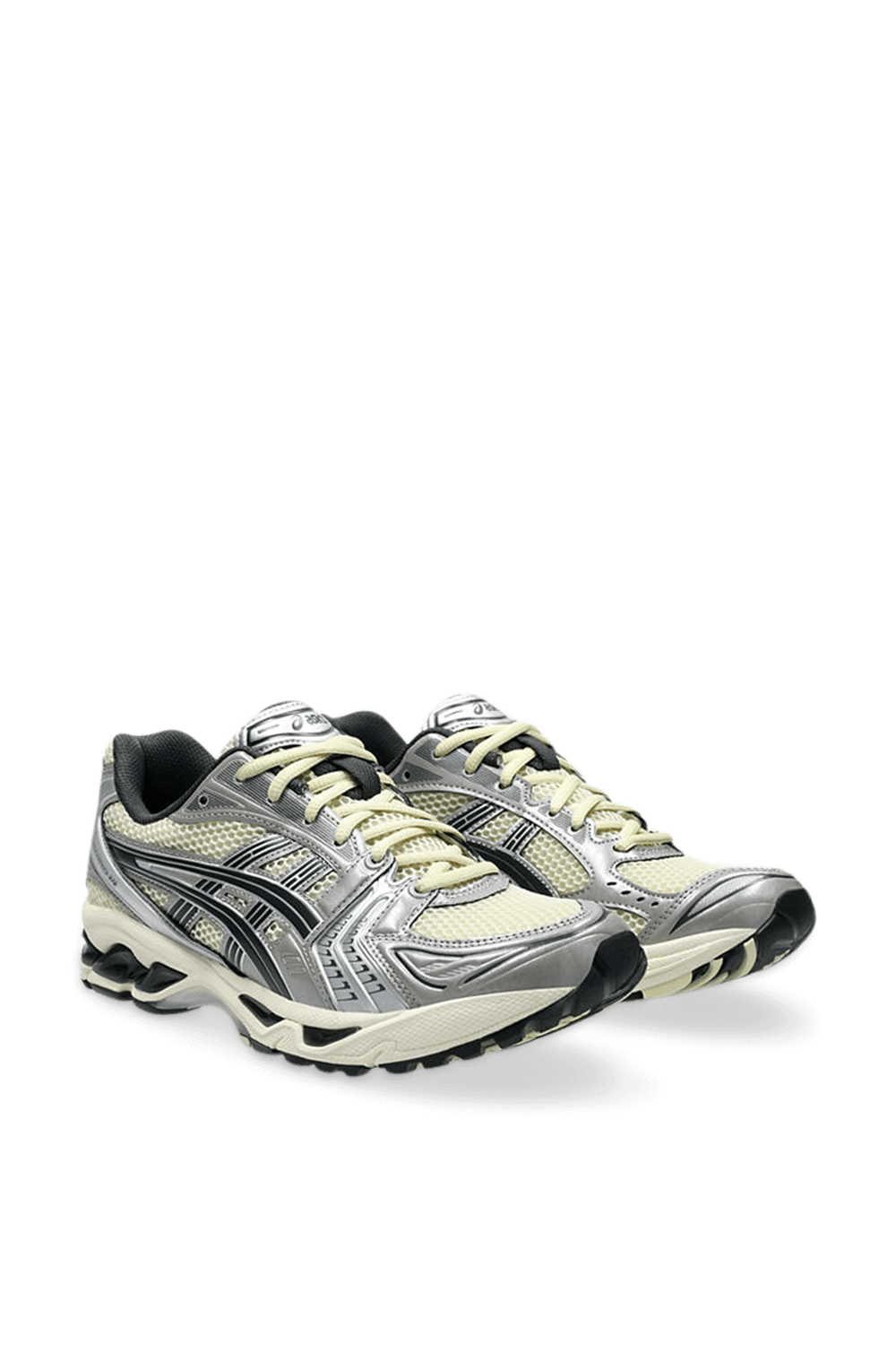 ASICS GEL KAYANO 14 UNISEX OYSTER WHITE STEEPLE GREY סניקרס ג`ל קיאנו 14 יוניסקס