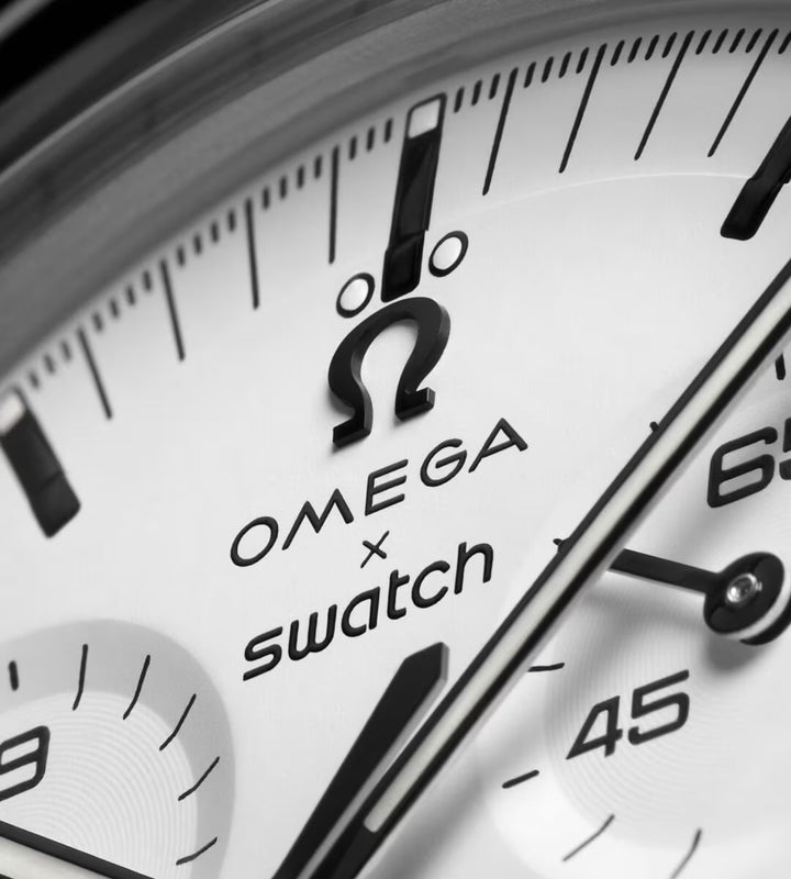 Swatch x Omega Bioceramic Moonswatch 1965 SO33M106 שעון אומגה בשיתוף פעולה עם סווטש