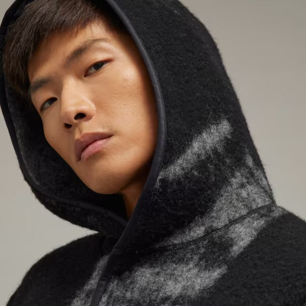 Y-3 FUZZY FLEECE JACKET