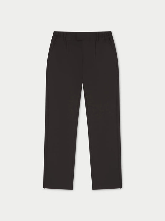 ULTIMATE SPLIT HEM SMART PANT BLACK