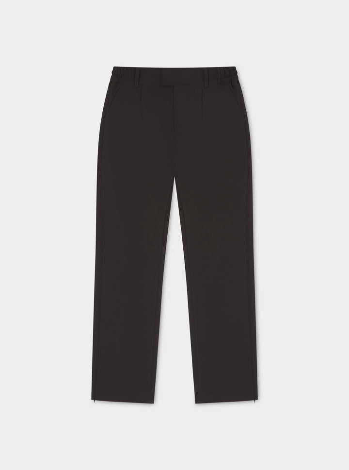 ULTIMATE SPLIT HEM SMART PANT BLACK