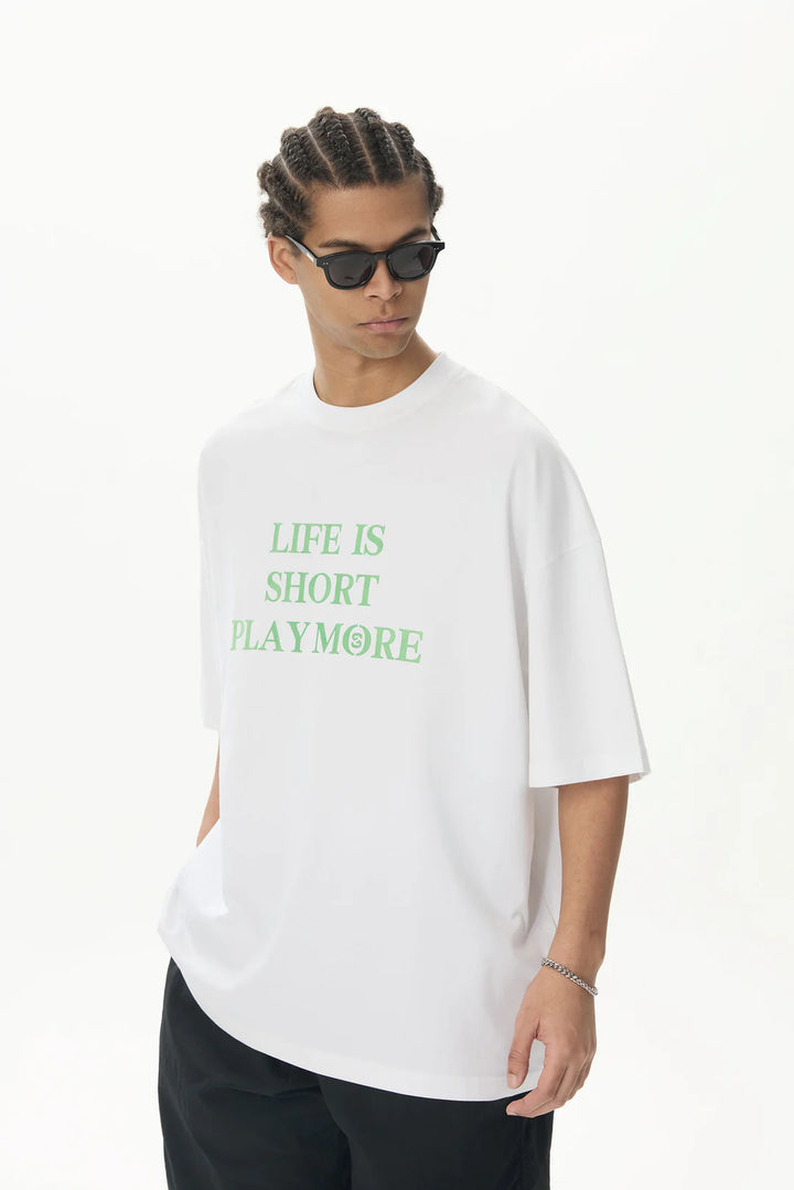 SEGUNDA "LIFE IS GOOD" TEE WHITE