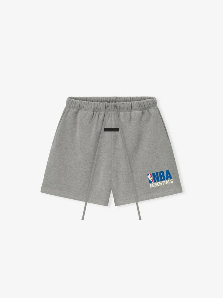 ESSENTIALS NBA CLASSIC SWEATSHORT CONCRETE HEATHER