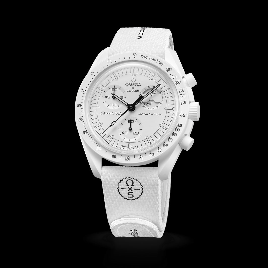 MOONSWATCH WHITE/WHITE RUBBER