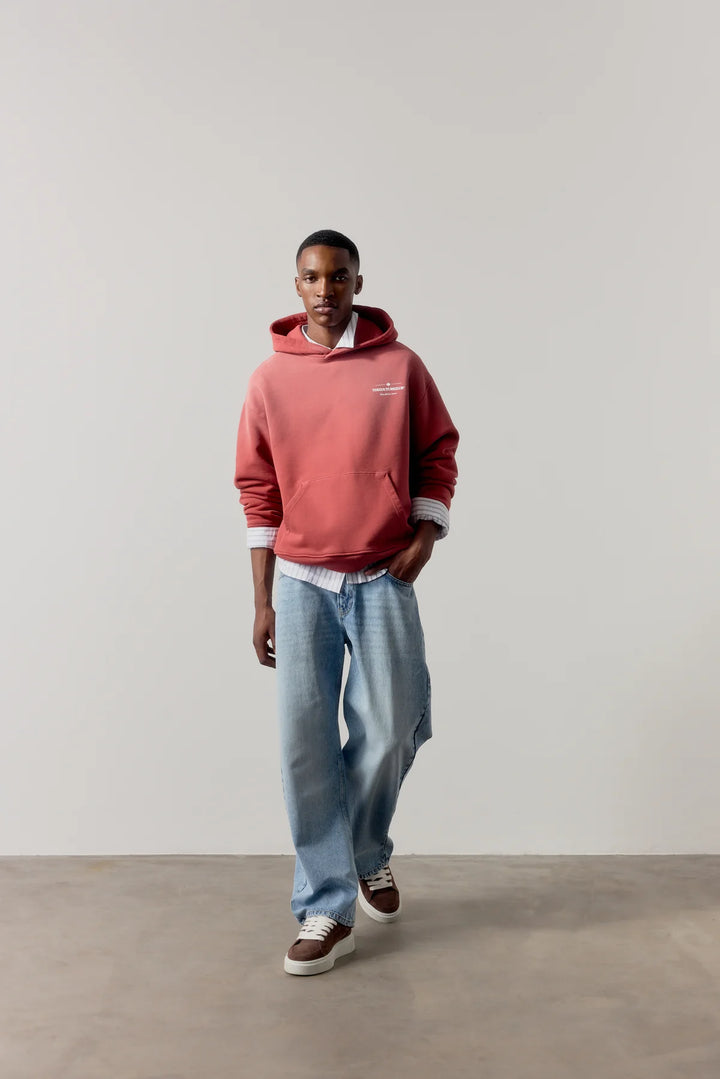 SKATER JEANS MID STONE WASH