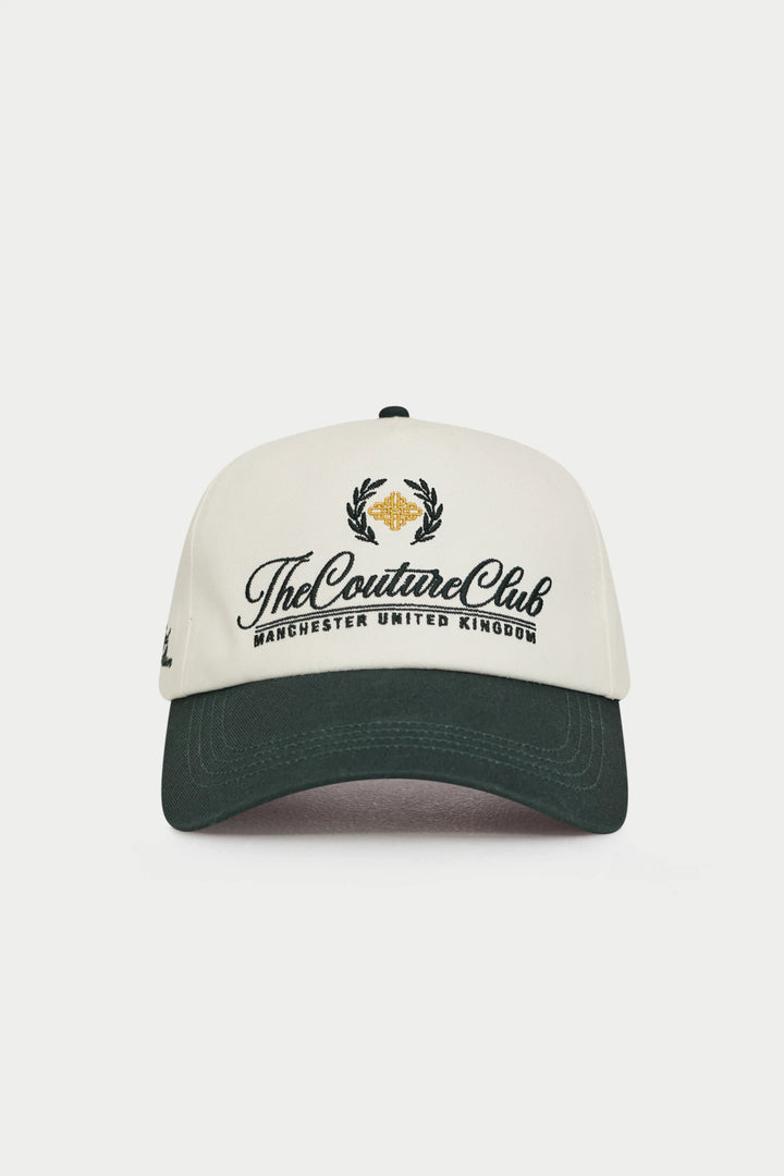 LAUREL EMBROIDERY CAP GREEN