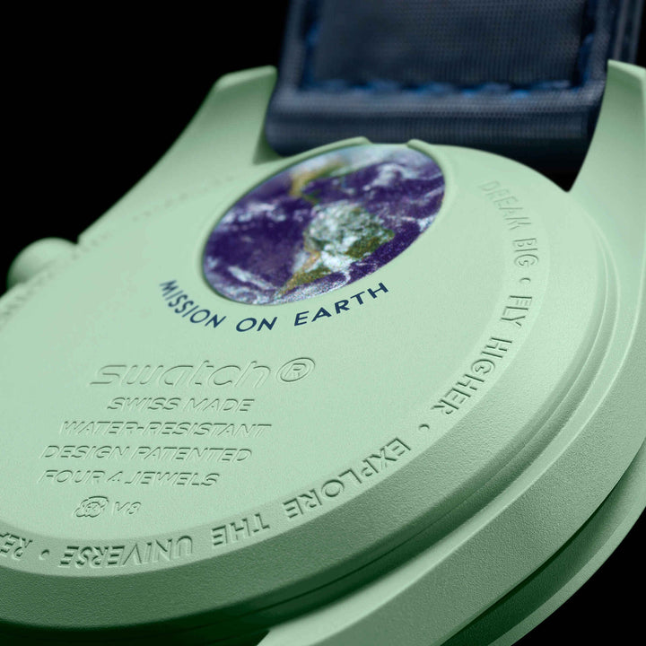 Swatch x Omega Bioceramic Moonswatch Mission to Earth SO33G100