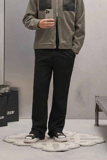 ULTIMATE SPLIT HEM SMART PANT BLACK