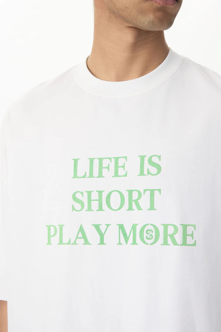 SEGUNDA "LIFE IS GOOD" TEE WHITE