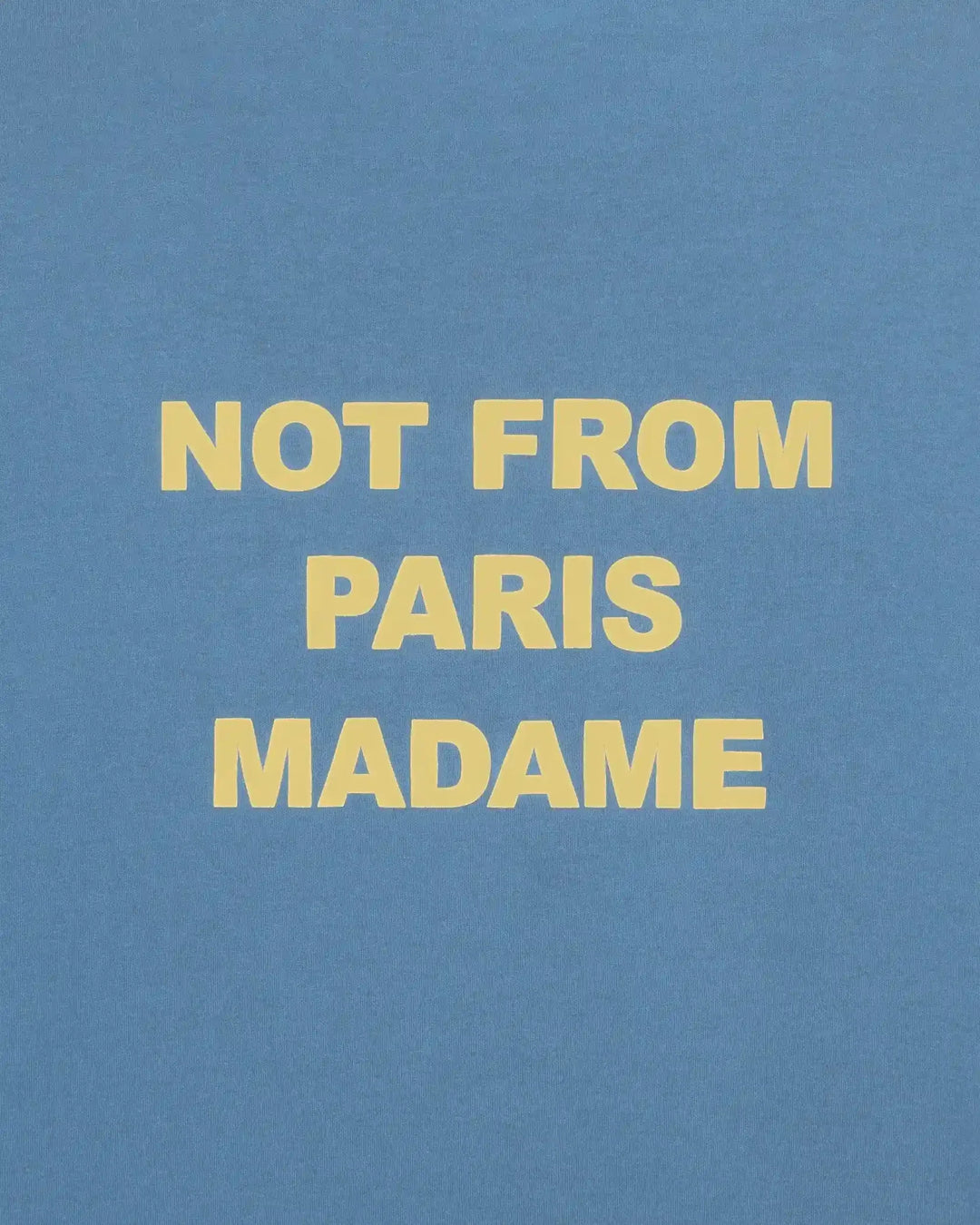 DRÔLE DE MONSIEUR T-SHIRT SLOGAN BLUE