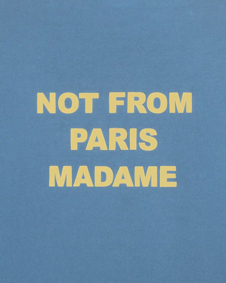 DRÔLE DE MONSIEUR T-SHIRT SLOGAN BLUE