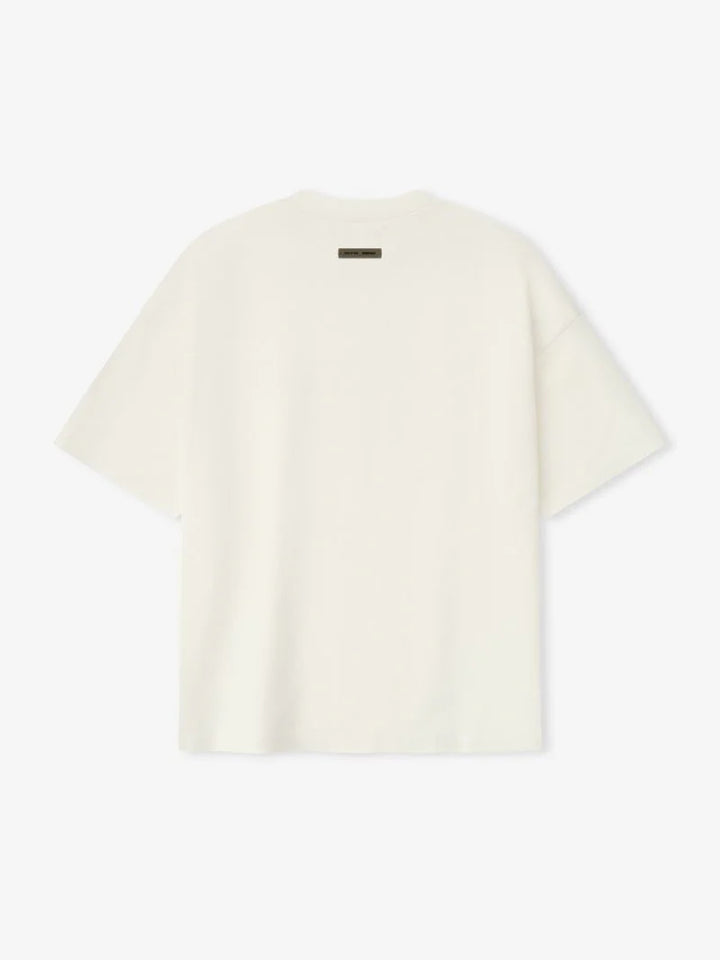 ESSENTIALS Ponte 90s Tee Ivory