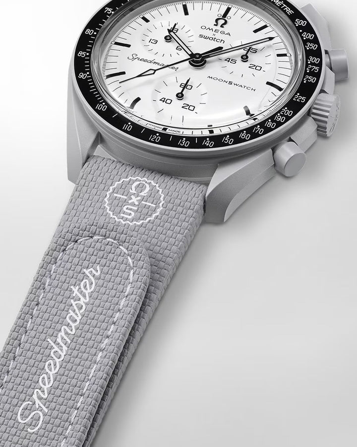 Swatch x Omega Bioceramic Moonswatch 1965 SO33M106 שעון אומגה בשיתוף פעולה עם סווטש