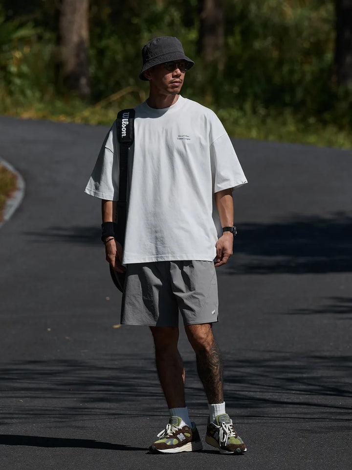 BROSHOOD GOOD VIBES SS26 TEE WHITE