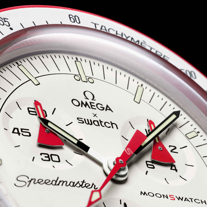 Swatch x Omega Bioceramic Moonswatch Mission to Mars SO33R100