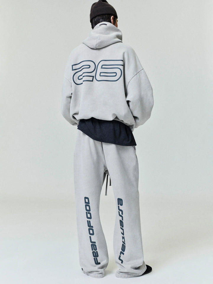 ESSENTIALS Smoke Grey '90s Fleece Hoodie