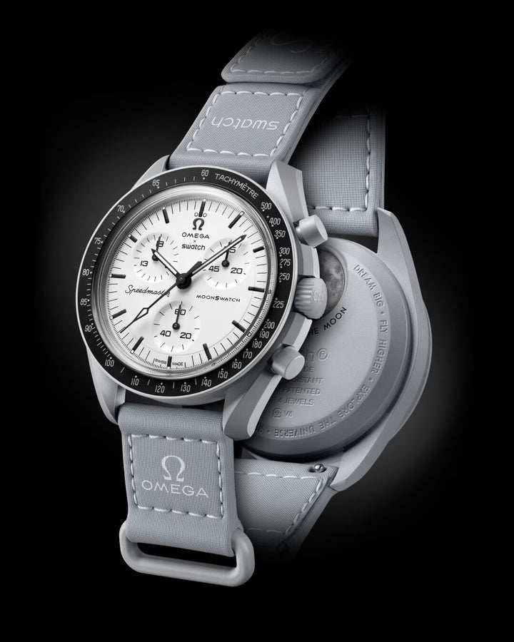 Swatch x Omega Bioceramic Moonswatch 1965 SO33M106 שעון אומגה בשיתוף פעולה עם סווטש