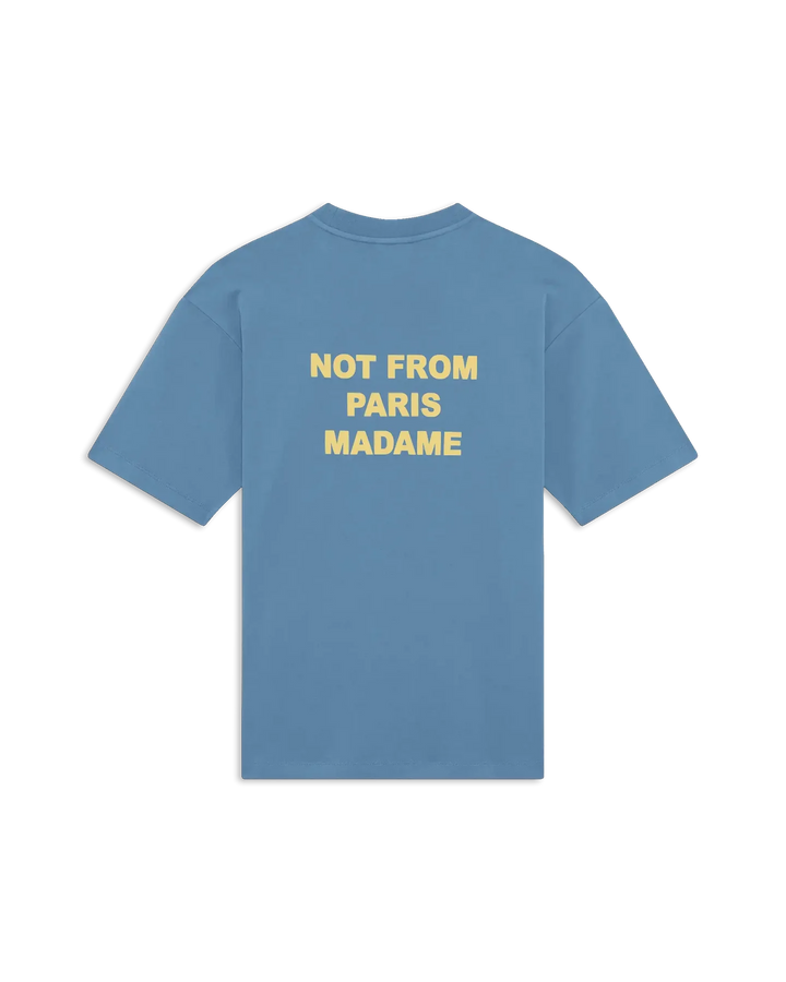 DRÔLE DE MONSIEUR T-SHIRT SLOGAN BLUE