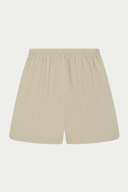 NYLON DRAWCORD SHORTS STONE