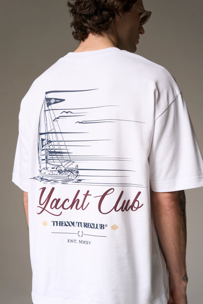 YACHT CLUB GRAPHIC T-SHIRT WHITE