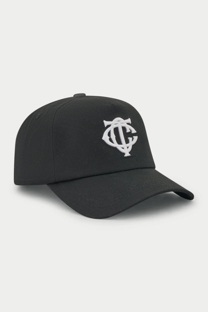 MONOGRAM EMBLEM CAP BLACK