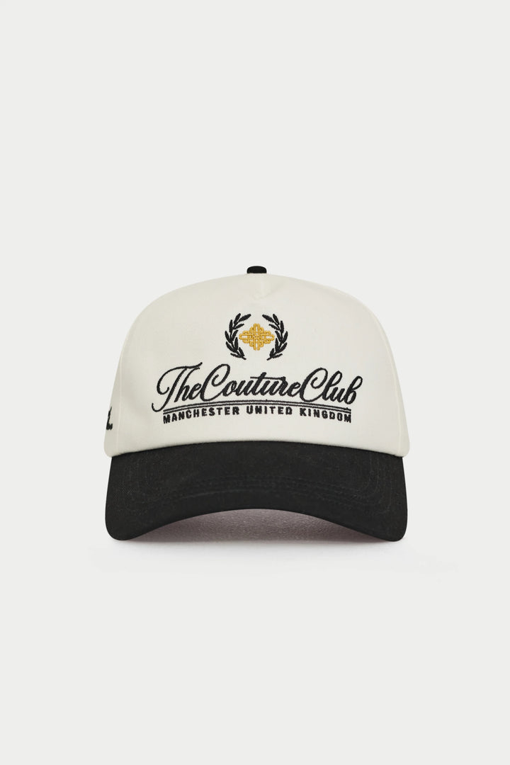 LAUREL EMBROIDERY CAP BLACK